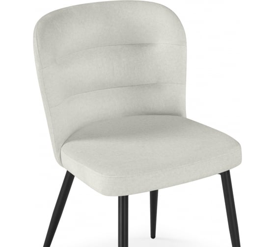 Стул на металлокаркасе Woodville Kilian light beige/black 15845