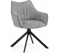 Стул на металлокаркасе Woodville Denever gray/black 15836