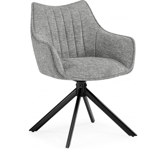 Стул на металлокаркасе Woodville Denever gray/black 15836