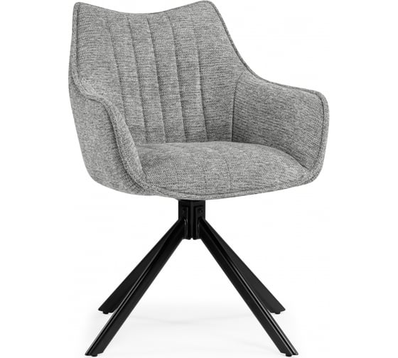 Стул на металлокаркасе Woodville Denever gray/black 15836