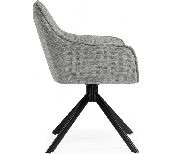 Стул на металлокаркасе Woodville Denever gray/black 15836