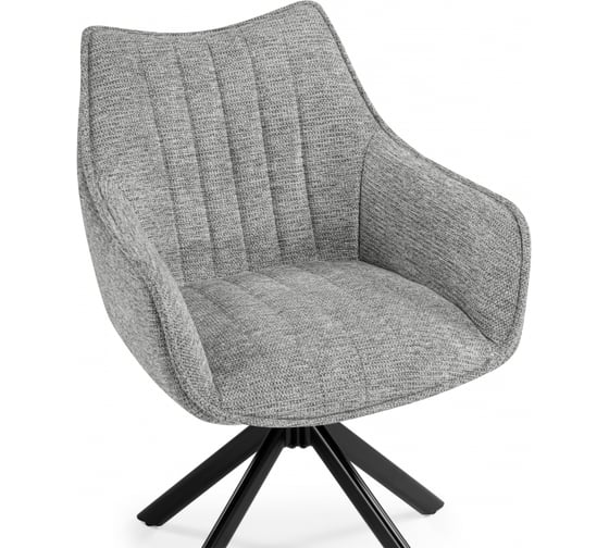 Стул на металлокаркасе Woodville Denever gray/black 15836