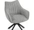 Стул на металлокаркасе Woodville Denever gray/black 15836 5