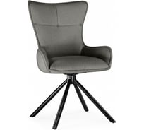 Стул на металлокаркасе Woodville Chicago light gray/black legs KD 15830