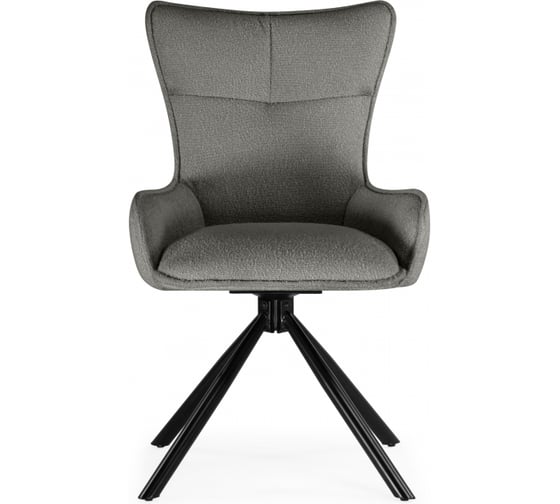 Стул на металлокаркасе Woodville Chicago light gray/black legs KD 15830