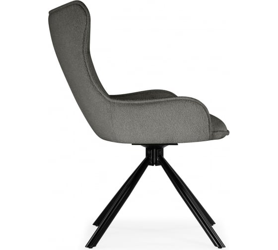 Стул на металлокаркасе Woodville Chicago light gray/black legs KD 15830