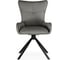 Стул на металлокаркасе Woodville Chicago light gray/black legs KD 15830 2
