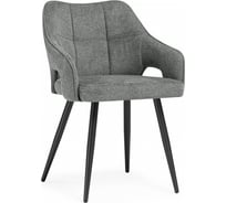Стул на металлокаркасе Woodville Hera dark gray/black 15843