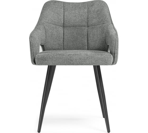 Стул на металлокаркасе Woodville Hera dark gray/black 15843