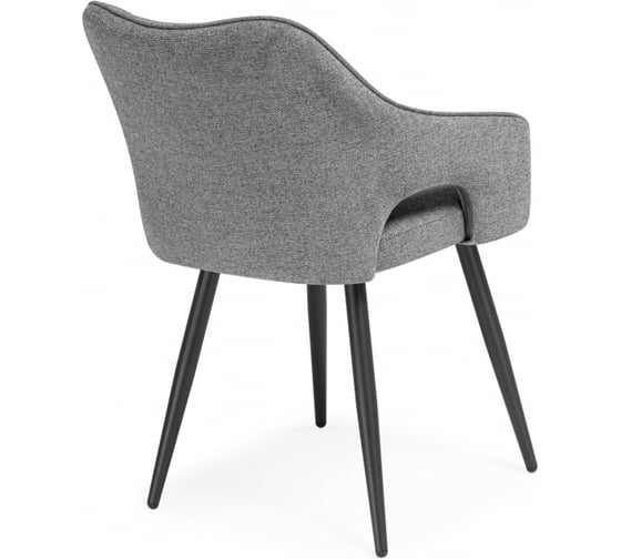 Стул на металлокаркасе Woodville Hera dark gray/black 15843