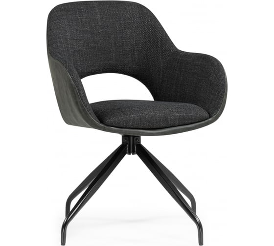 Стул на металлокаркасе Woodville Memfis graphite/black 15838