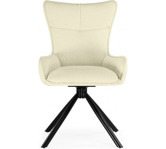 Стул на металлокаркасе Woodville Chicago cream/black 15829