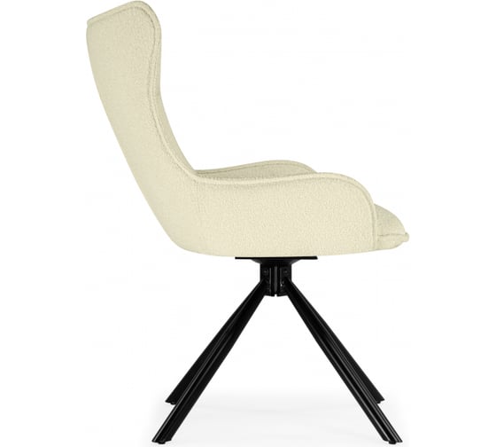Стул на металлокаркасе Woodville Chicago cream/black 15829