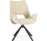 Стул на металлокаркасе Woodville Balaton 360 крутящийся beige/black 15840 4