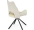 Стул на металлокаркасе Woodville Balaton 360 крутящийся beige/black 15840 6
