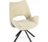 Стул на металлокаркасе Woodville Balaton 360 крутящийся beige/black 15840 8
