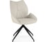 Стул на металлокаркасе Woodville Miranda 360 крутящийся beige/black 15847 2