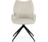Стул на металлокаркасе Woodville Miranda 360 крутящийся beige/black 15847 3
