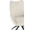 Стул на металлокаркасе Woodville Miranda 360 крутящийся beige/black 15847 8