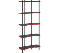 Стеллаж этажерка VMMGame TIER-5 DARK RED UN-5-BKRD