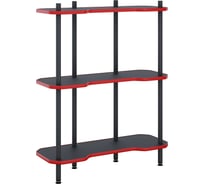 Стеллаж этажерка VMMGame TIER-3 DARK RED UN-3-BKRD