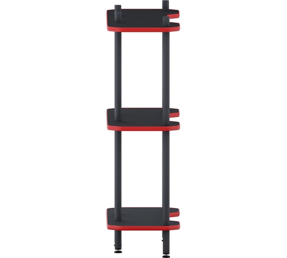 Стеллаж этажерка VMMGame TIER-3 DARK RED UN-3-BKRD
