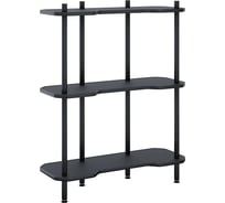 Стеллаж этажерка VMMGame TIER-3 DARK BLACK UN-3-BKBK