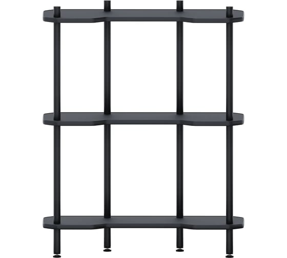 Стеллаж этажерка VMMGame TIER-3 DARK BLACK UN-3-BKBK