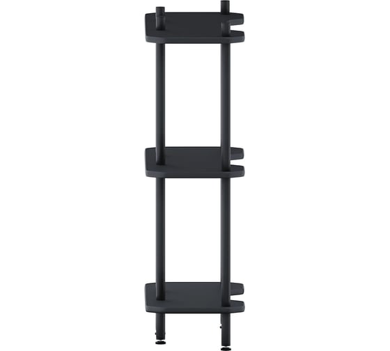 Стеллаж этажерка VMMGame TIER-3 DARK BLACK UN-3-BKBK
