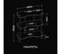 Стеллаж этажерка VMMGame TIER-3 DARK BLACK UN-3-BKBK 7