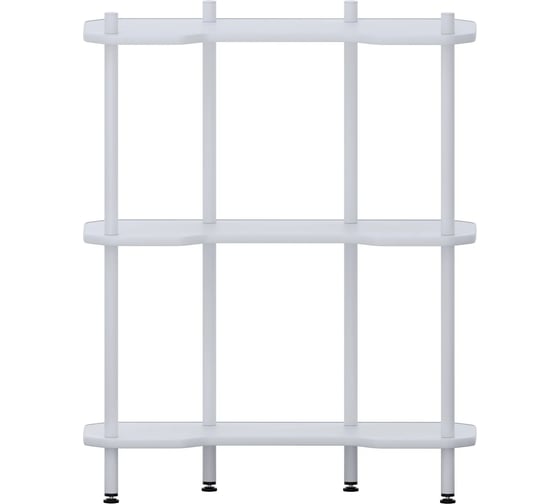 Стеллаж этажерка VMMGame TIER-3 LIGHT WHITE UN-3-WEWE
