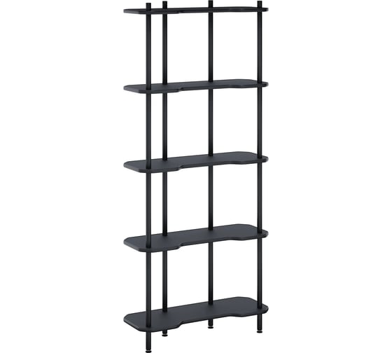 Стеллаж этажерка VMMGame TIER-5 DARK BLACK UN-5-BKBK 1