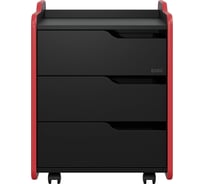 Тумба для игрового компьютерного стола VMMGame CASE MIDDLE 50 BLACK RED CS-2BKRD-M