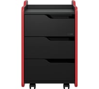 Тумба для игрового компьютерного стола VMMGame CASE MIDDLE 40 BLACK RED CS-1BKRD-M