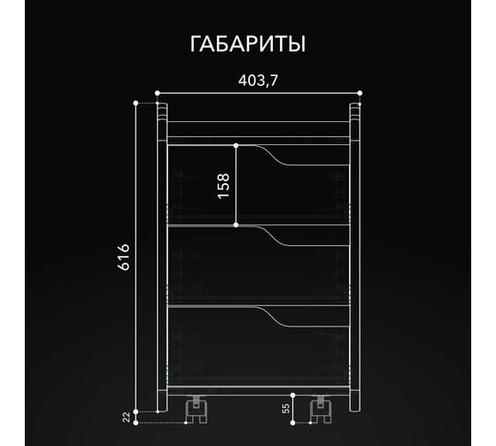 Тумба для игрового компьютерного стола VMMGame CASE MIDDLE 40 BLACK RED CS-1BKRD-M