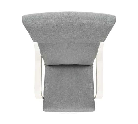 Кресло Leset Ниас, Слоновая кость, ткань Lunar Ash серая 6750-0603