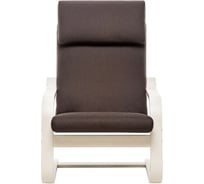 Кресло Leset Ниас, Слоновая кость, ткань Lunar Coffee коричневая 6750-0604