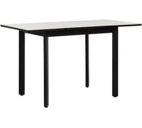 Стол раздвижной Leset Айлин 1Р, Опора черная, керамика белый мрамор 7692-1001
