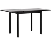 Стол раздвижной Leset Айлин 1Р, Опора черная, керамика черный мрамор 7692-1002