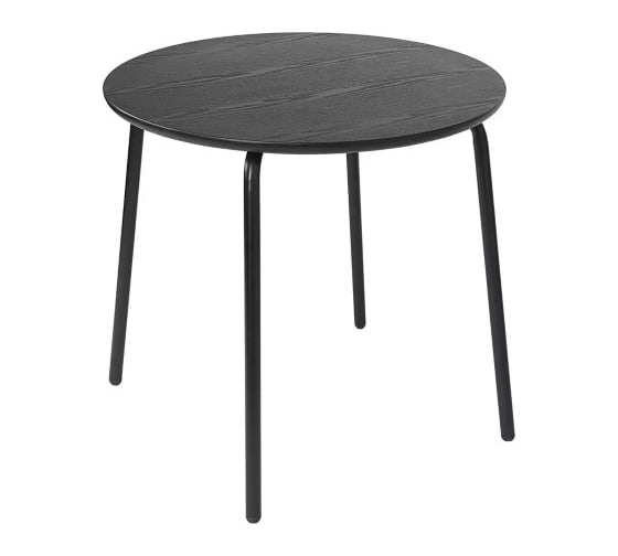 Стол обеденный Bergenson Bjorn Round, диаметр 80 см, черный BB0000838
