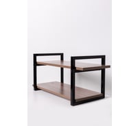 Стеллаж настенный-настольный Титан Мета Латус-20 (290x580), ясень шимо темный 4670026245578