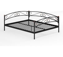 Кушетка Дивометал Люкс 200x160, золото, металлическое основание 00-00008316