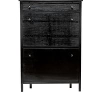 Обувница Leset Токе 3 ящика, черный 1240-6545