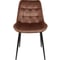 Комплект из 4 стульев Алвест AV 405 ткань Sirius chocolate, опора К3 прямая разборная, черный глянец AV 405-Sch-08-К 3