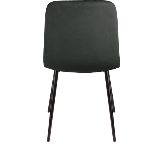 Комплект из 4 стульев Алвест AV 406-N ткань Sirius black, опора К3 разборная, черный глянец AV 406N-Sb-08-К