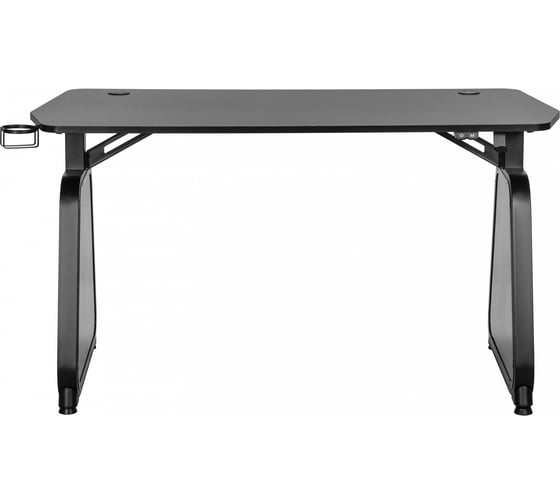 Стол игровой Cactus CS-GMD-BK-RGB столешница МДФ, черный каркас, черный, 136x60x75 см 2004087
