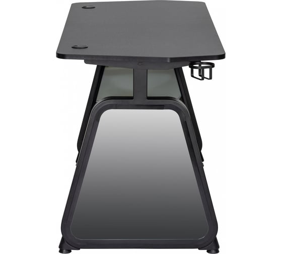 Стол игровой Cactus CS-GMD-BK-RGB столешница МДФ, черный каркас, черный, 136x60x75 см 2004087