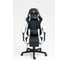 Кресло компьютерное игровое Стул Груп TopChairs Prophet с оттоманкой, черно-белый GF-8086 black+white 2