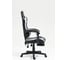 Кресло компьютерное игровое Стул Груп TopChairs Prophet с оттоманкой, черно-белый GF-8086 black+white 3