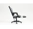 Кресло компьютерное игровое Стул Груп TopChairs Prophet с оттоманкой, черно-белый GF-8086 black+white 5